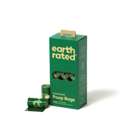 Earth Rated Poop Bags 21x15 Refill Rolls Unscented